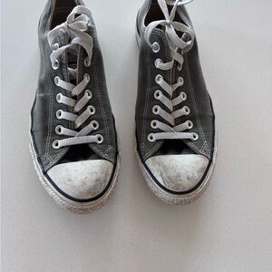 Converse Charcoal Canvas Sneakers